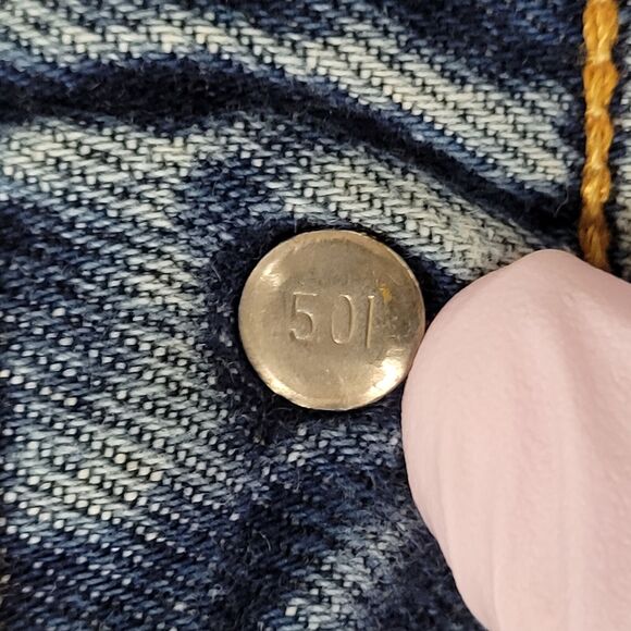 Vintage LEVIS 510 Ripped Jeans 30x29 Faded Stonewash - Picture 4 of 16